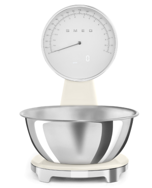 Smeg Digital og analog køkkenvægt KSF01CRWW